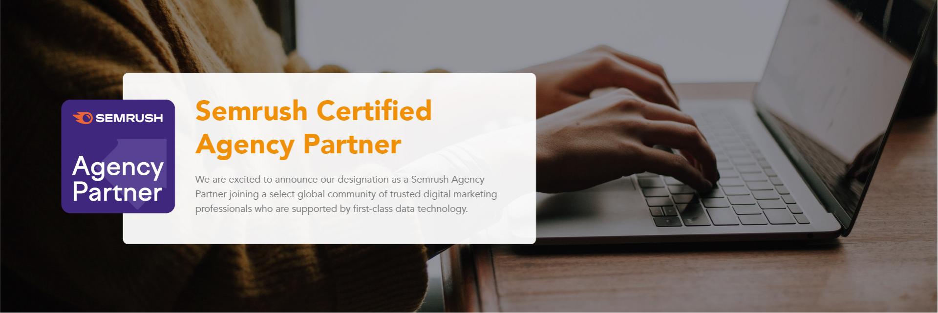 SEMrush Agency Partner Banner