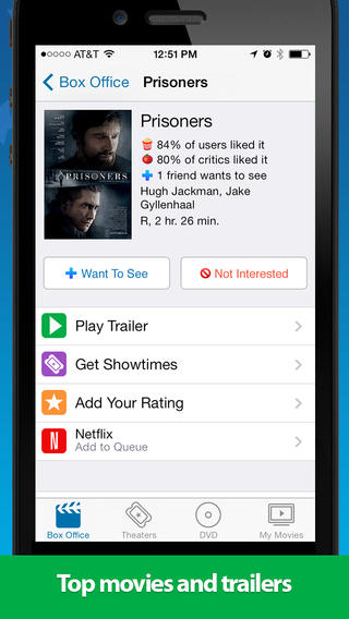 Flixster App screenshot