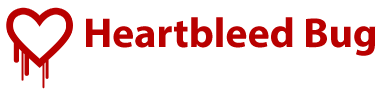Important! Heartbleed Bug - Inspire Response Red heart icon bleeding next to the text Heartbleed Bug in red