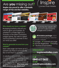 Promotional graphic advertising the Belhaven website offer with website examples and pricing information