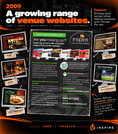 Inspire belhaven licensed trade websites 2009