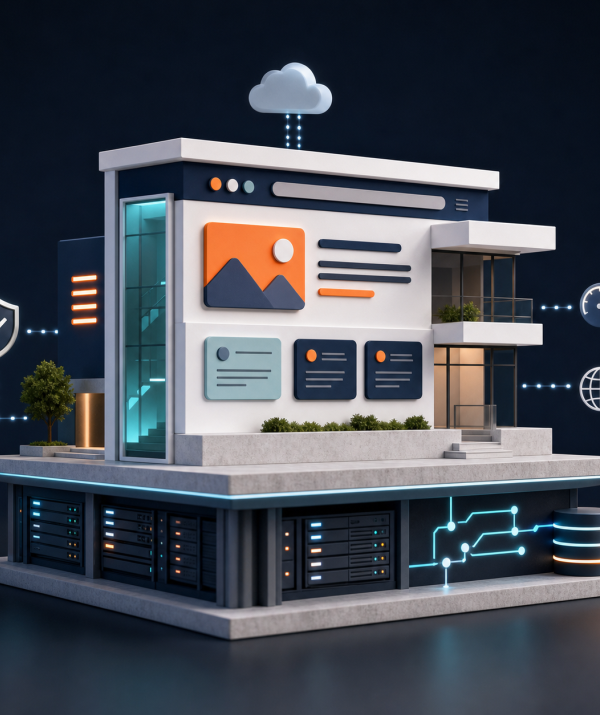 Maximising online presence hosting in web design